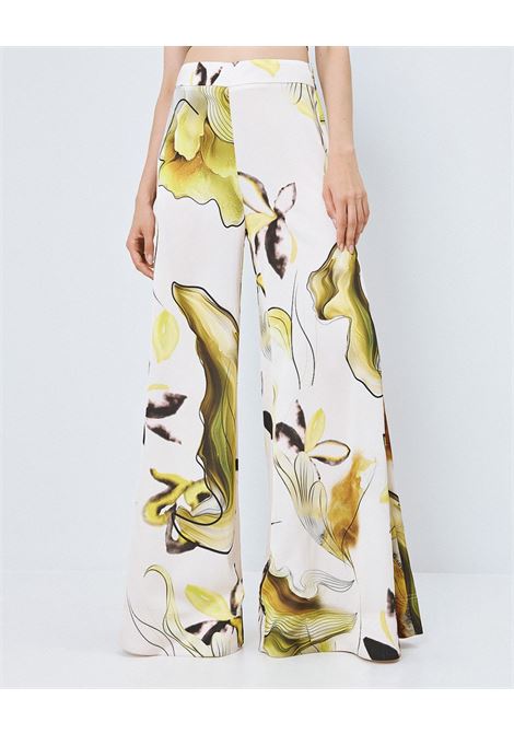 Pantaloni a gamba larga stampati ACCESS fashion | 63-5109-001LIME